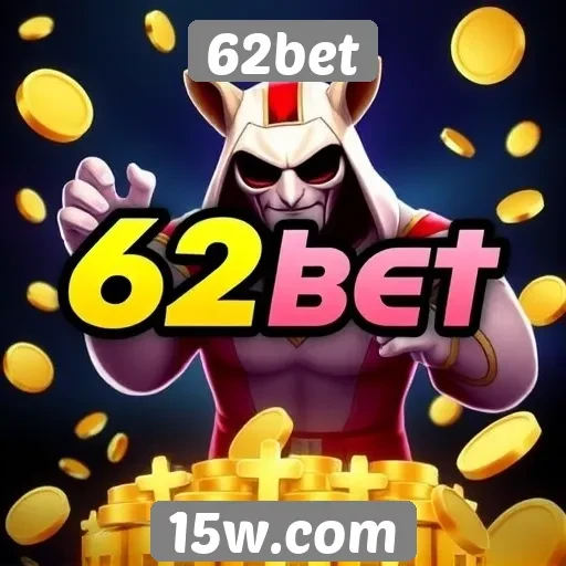 Variedade de jogos disponíveis na 62bet